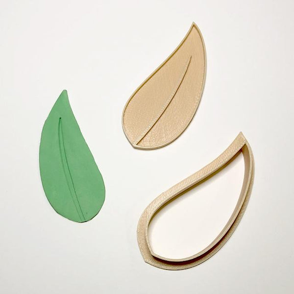 Embosser & Cutter Set - Straight Leaf - by Little Biskut