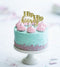 Hip Hip Hooray Gold Plated Cake Topper