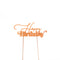 Cake Topper - Happy Birthday (V1) - Rose Gold Plated