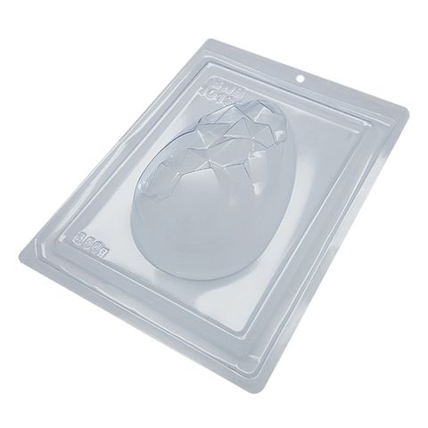 Chocolate Mould - Geo Easter Egg 350g - 3 Piece Mould