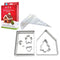 Gingerbread House Baking Set - 7 piece cutter & piping bags