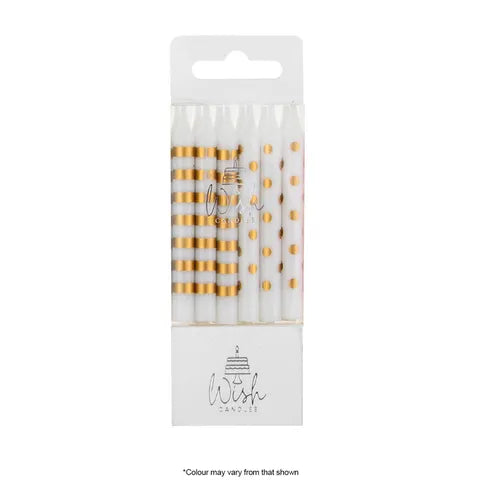 Gold Birthday Candle (12 pk)