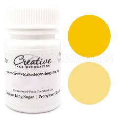 Creative Natural Paste Colours - Yellow - 20g