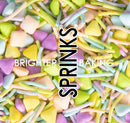 Sprinkle Mix - Matt Pastel Trio 65g (Squares & Triangles)