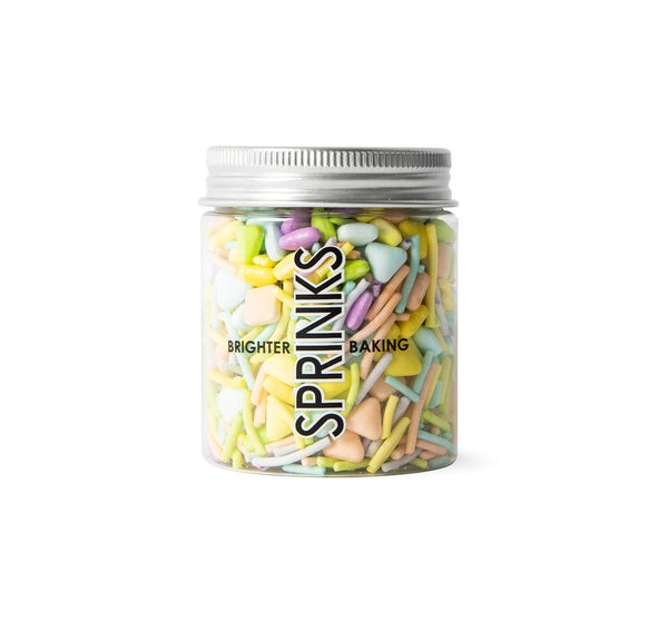 Sprinkle Mix - Matt Pastel Trio 65g (Squares & Triangles)