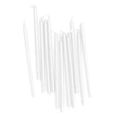 Candles:  Pearl White 12cm Tall Candles - 12pk