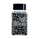 Sprinkles: Black Pearls (Cachous) 4mm 70g - Over The Top Bling
