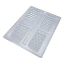 Chocolate Mould - Mini Geo Cube Tablet - 3 Piece Mould