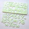 Curly - Numbers & Symbols Set - Sweet Stamp - Lime
