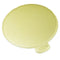 Round Cardboard Cake Board - 8cm Gold Dessert Board with Tab