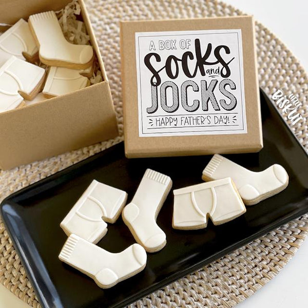 Embosser and Cutter Set - Socks & Jocks (Fathers Day) by Little Biskut