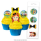 THE WIGGLES EDIBLE WAFER CUPCAKE TOPPERS 16 PC