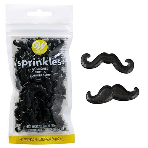 Sprinkles - Black Moustaches 56g