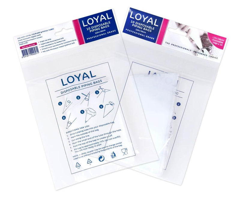 Piping Bags - Disposable Piping Bags - 12 inch - 10pk