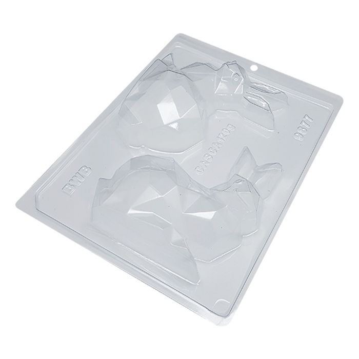 Chocolate Mould - Geo Rabbits (Easter) - 3 Piece Mould