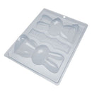 Chocolate Mould - Medium Easter Bunnies - 3 Piece Mould
